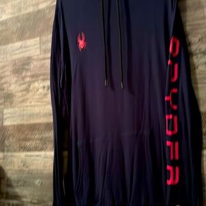 Men’s Spyder Lightweight Long Sleeve T Shirt w/ hood